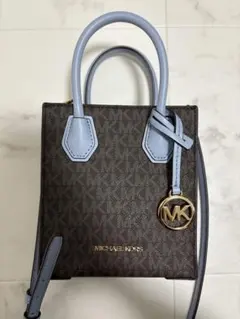 MICHAEL KORS ショルダーバッグ ブラウン/ライトブルー