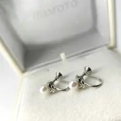 25923✨ミキモト パール 本真珠 4粒 イヤリング シルバー925 - メルカリ