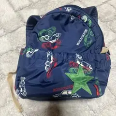 MOUJONJON 車柄リュック ネイビー ベビー キッズ　男の子に人気のサムネイル