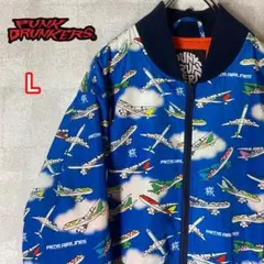 【貴重】PUNK DRUNKERS パンクドランカーズ 総柄 スカジャンのサムネイル