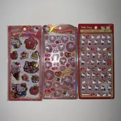 ボンボンドロップシール　キティ　うるちゅるポップシール　スパンコールパーティ