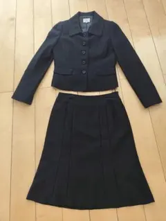ネイビー ジャケットとフレアスカート セット