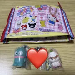 サンリオキャラクターズ マスコット＆グミ ハンギョドン、ばつ丸、コロコロクリリン