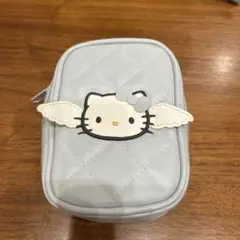キティちゃん ポーチ　ライトブルー　一番くじ