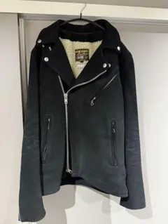 vanson ロンハーマンダブルライダースジャケット 38 ブラック