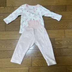 우사기 柄のパジャマ サイズ★90 西松屋 腹巻き付きパジャマ