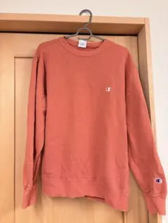 Champion オレンジ クルーネック トレーナー
