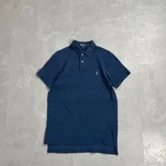 90s Ralph Lauren 鹿の子 ポロシャツ 刺繍ポニー USA古着 M