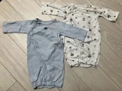 プティマイン　petit main 長袖　ツーウェイ・ドレスオール2点セット