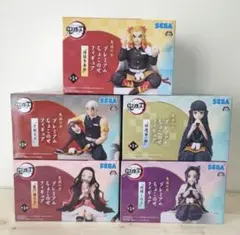 【新品未開封】鬼滅の刃　プレミアムちょこのせフィギュア ☆５体セット☆