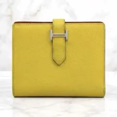2026年最新】HERMES カラー：イエロー系 レディース 二つ折り財布の