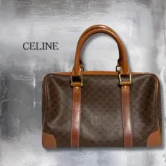 CELINE マカダム柄ミニボストンバッグ ハンドバッグ ヴィンテージ オールド