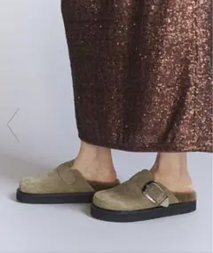 ファー サンダル