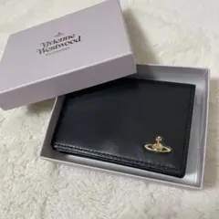 新品未使用 ヴィヴィアン 名刺入れ 黒 箱付