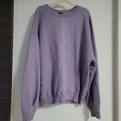 ＷＶ　ＰＲＯＪＥＣＴ　裏起毛トレーナー　ユニセックス　Ｓサイズ　パープル　中古