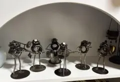 カエル音楽隊 金属製 カエル 楽器演奏 フィギュア 7体セット - メルカリ