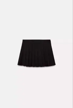 ZARA 新品 ボックスプリーツスコートパンツ