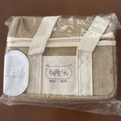 新品 FAIRE UN PIQUE NIQUE ジュート保冷バッグ M