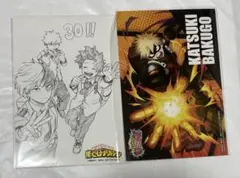 僕のヒーローアカデミア ヒロアカ 30巻 特典 ブロマイド 爆豪勝己 轟焦凍