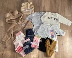 女の子　80 秋 冬　11点　トップス　ズボン　まとめ売り