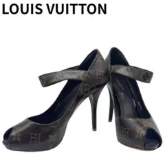 LOUIS VUITTON オープントゥ ハイヒール