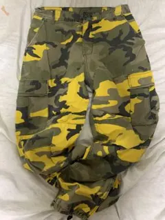 イエローカーゴパンツ古着