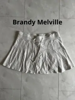 Brandy Melvilleスウェットプリーツスカートグレーのサムネイル