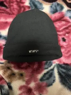 【美品】 wtaps ビーニー ニット帽 ブラック フリーサイズ 刺繍のサムネイル