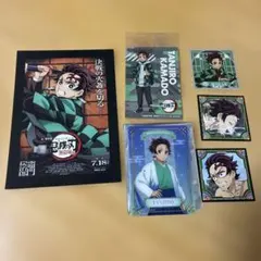 鬼滅の刃　ジャンプフェスタ　箔押しクリアカード　映画　特典　炭治郎　シール