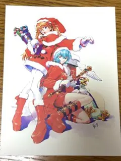 新世紀エヴァンゲリオン ポストカード 綾波レイ 貞本義行 漫画版 惣流 アスカ