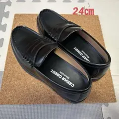 【59black 様専用】CEDAR CREST ブラック ローファー　24㎝