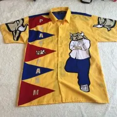 PHAT FARM 半袖 総柄シャツ イエローXL HIPHOP B boyのサムネイル