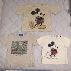 東京ディズニーリゾート Tシャツ 3枚セット　90-100cm ※サイズ確認
