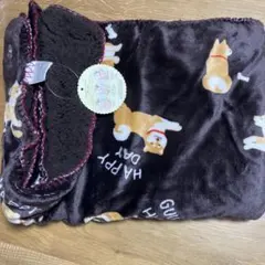 【新品】スワンネル 柴犬 3way ひざかけ(ブラウン)