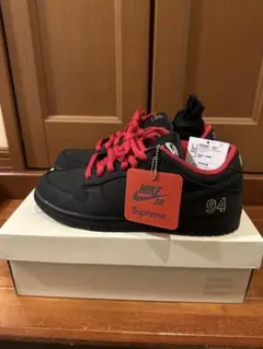 【美品】ナイキ　シュプリーム　スニーカー　supreme　ダンクSB　28センチ