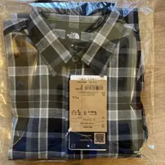 ザ・ノース・フェイス　ロングスリーブフラッシュドライチェックシャツ　Mサイズ