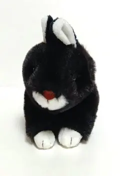 TAKE OFF うさぎ ぬいぐるみ ネザーランドドワーフ 黒