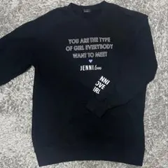 JENNI ブラック 長袖 トレーナー