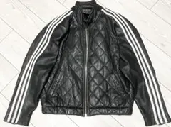 adidas 80’s キルティングレザージャケット Lのサムネイル