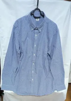 UNIQLO EFCプロード チェックシャツ Lサイズ 65 Blue