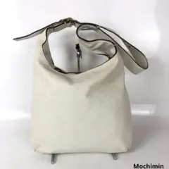 COACH コーチ レザー ショルダーバッグ ホワイト レディース ブランド