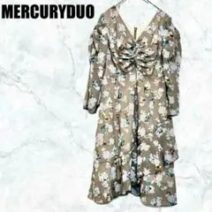 【美品】MERCURYDUO　マーキュリーデュオ　 花柄ワンピース　Mサイズ