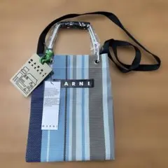 MARNI MARKET 2way ショルダーバッグ ストライプ 斜め掛け可能 - メルカリ
