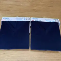 ユニクロ　エアリズム　コットンTシャツ　Ｖネック　2枚セット