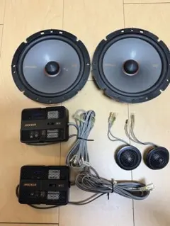 中古美品】KICKER KSS670 ミッドレンジのみ 高剛性アルミバッフル付