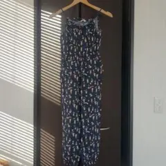 H&M ウサギ柄 オーバーオール 128cm
