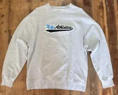 【美品】NIKE ナイキ トレーナー スウェット 刺繍ロゴ グレー XLのサムネイル