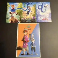 ズートピア 2 映画特典ポストカード ナムコキャンペーン 2枚セット