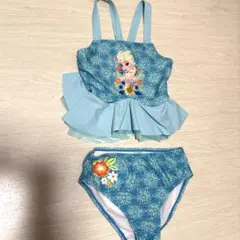 【130】アナと雪の女王 エルサ 水着 セパレート ビキニ　女の子