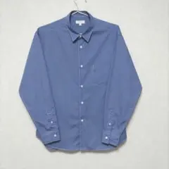 BEAUTY&YOUTH　ブロード レギュラーカラー シャツ　L　ブルー